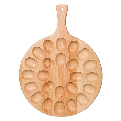 Piatto di legno a 24 buchi per lo stoccaggio di utensili da cucina