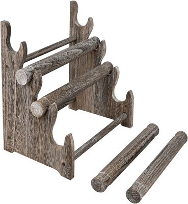 In legno 4 livelli di gioielli braccialetto Display Stand Organizzatore Portatore Home Storage 12 W x 9 D x 14 H