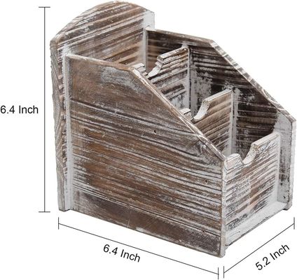 Rack per la conservazione di forniture di ufficio telaio di controllo remoto in legno organizzatore multimediale in stile rustico