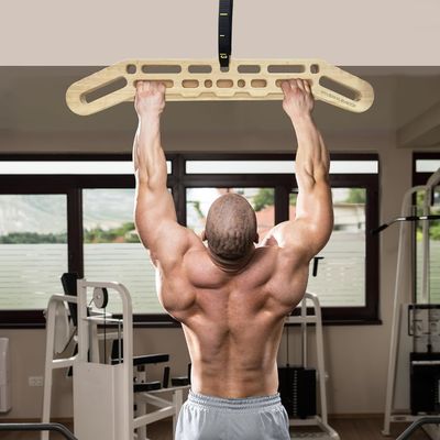 Migliorare la presa del dito tema in legno portabile scalata su roccia hang board con funzione di addestramento sospensione
