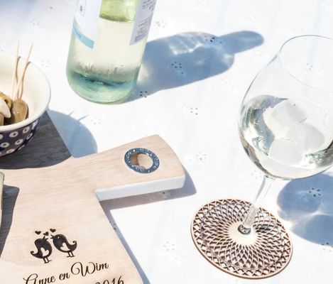 Set di monoposto in legno per la decorazione del tavolo accessori per il tipo di tappetino pad per regali personalizzati