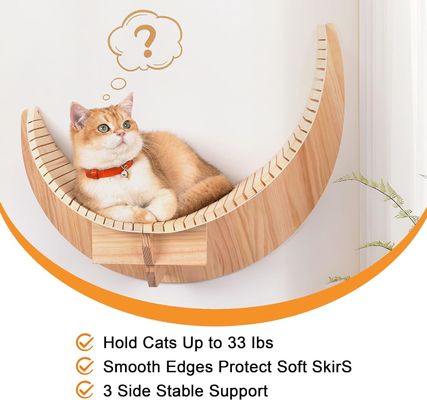 Materiale principale Legno di pino Legno di luna Mensola per gatti e perche Mensole per gatti Arredamento