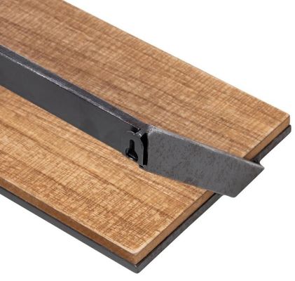 Decorazione per la casa con logo personalizzato Set di 3 mensole da parete in legno nero/naturale Mensole espositive appese