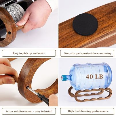 Organizzatore di bottiglie di vino e acqua per gabinetto