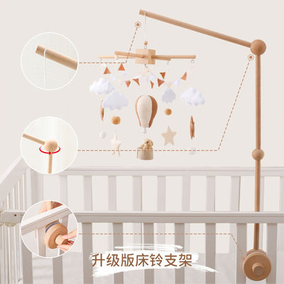 Foto campanello del presepe appesa a bastone per culla semplice per bambini accessori per campanelle rilassanti