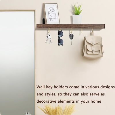 Installazione senza sforzo del porta chiavi per la casa, organizzatore appeso con un gran numero di ganci