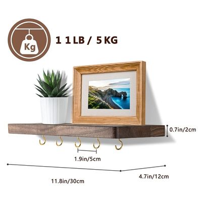 Installazione senza sforzo del porta chiavi per la casa, organizzatore appeso con un gran numero di ganci