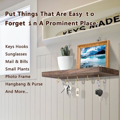 Installazione senza sforzo del porta chiavi per la casa, organizzatore appeso con un gran numero di ganci