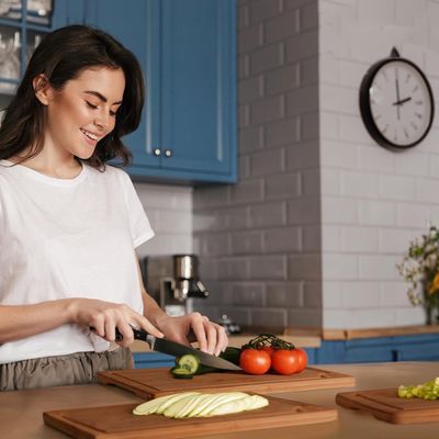 Extra Large 3 Pcs Craft Wood Cutting Boards for Kitchen Meal Prep Square 16 x 1,8 x 12 pollici