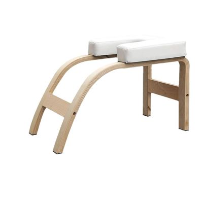 Balance Training Yoga Bench Inversione Stile rustico con materiale in legno e testa