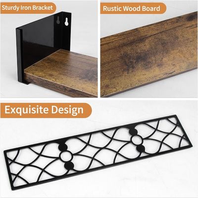 Rack non pieghevole 202406 Mensole decorative rustiche per il soggiorno