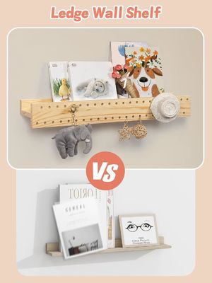 Mensola per libri in legno naturale Moderno Mensola per libri montata a parete OEM Mensola per libri