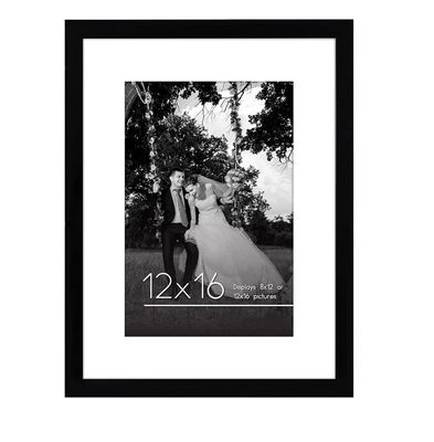 Logo personalizzato in legno dimensione 12X16 8X12 telaio con tappeto e vetro resistente alle fratture