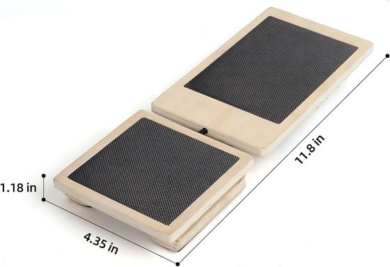 ArtDecor Wood Wobble Non-Slip Board Exerciser a piede singolo per allenamento del ginocchio e della caviglia