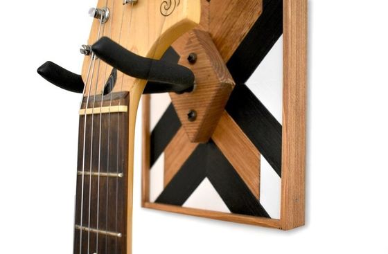 Guitar Wall Mount Hanger 202406 Burning Design Gifts per musicisti Logo personalizzato