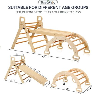 Disegno funzionale Triangolo pieghevole multifunzione Slide di arrampicata per l'allenamento dell'equilibrio