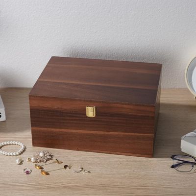 Cassa di stoccaggio in legno con coperchio competitivo 11x 8.9x4.9