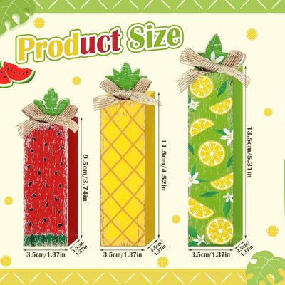 Decorazione del vassoio in legno per l'estate