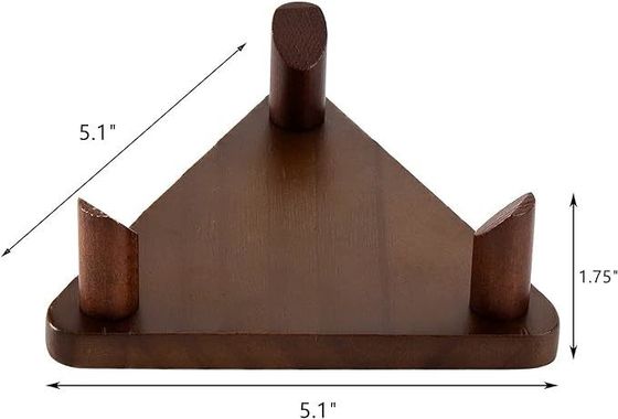 Legno massello Display di palla con logo personalizzato Stand per calcio Basketball Calcio pallavolo