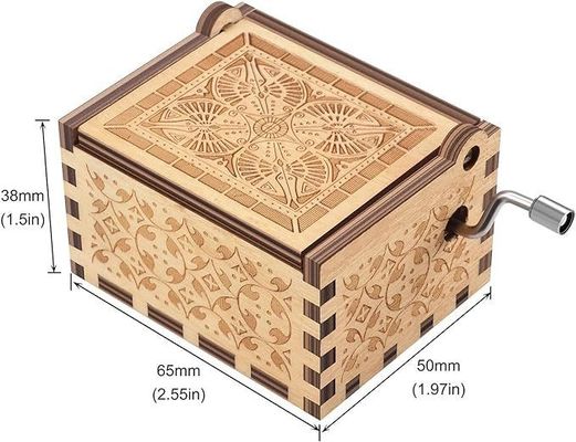 Pacchetto regalo Scatole musicali in legno massello per il compleanno Natale San Valentino