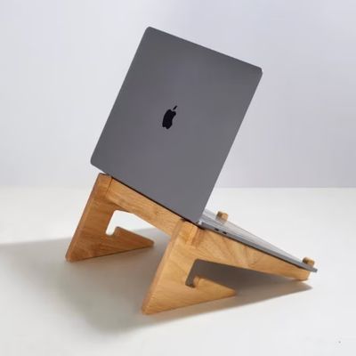 Acceptabile OEM/ODM Stand per laptop in legno per Mac Book Accessorio ergonomico per ufficio