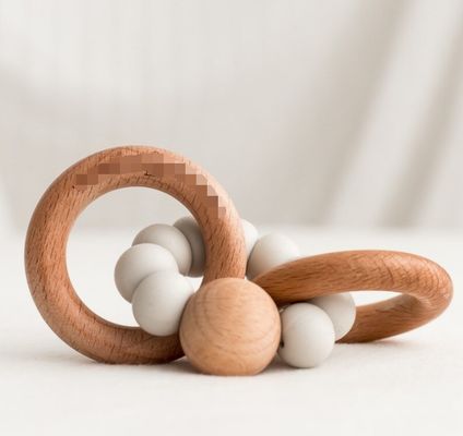 Caratteristica regionale Europa Custom Catena di legno con palle di legno giocattolo per bambini ideale