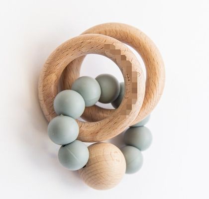 Caratteristica regionale Europa Custom Catena di legno con palle di legno giocattolo per bambini ideale