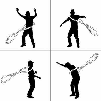 Hula in legno naturale pesato per esercizio fisico 8.4 x 8.4 x 4.1cm