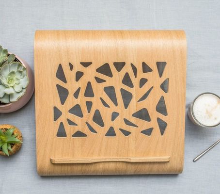 Stand per laptop in legno funzionale risparmio di spazio raffreddamento ventilazione computer desktop elevatore