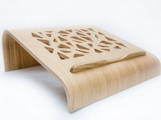 Stand per laptop in legno funzionale risparmio di spazio raffreddamento ventilazione computer desktop elevatore