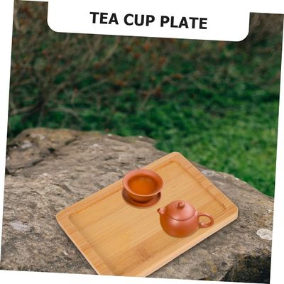 Decorazione del soggiorno Dispositivi personalizzati 4pcs vassoi di pallet in legno per cibo Servire e display vassoi