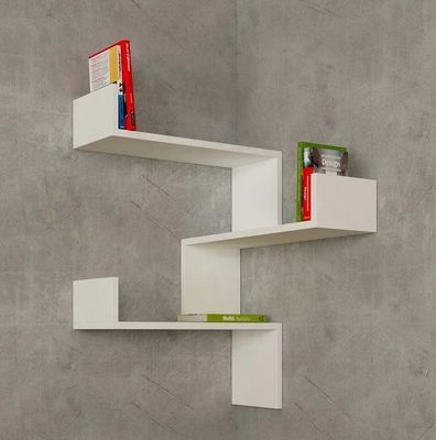 Mensola di parete in legno regolabile per taglia di logo personalizzato Arredamento domestico moderno decorativo