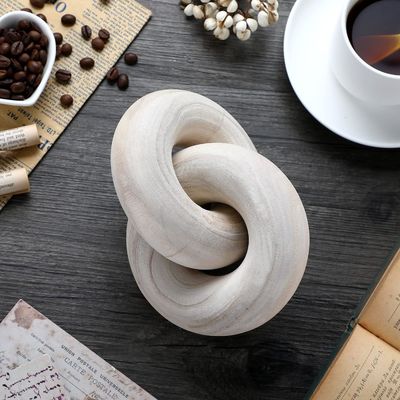 Decorazione a mano in legno in legno in stile naturale rustico per la decorazione del soggiorno