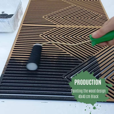 Pannello di linee geometriche in legno decorativo Set di 3 opere murali per soggiorno e asilo