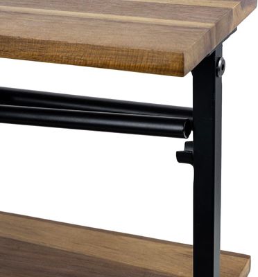 Migliora la tua cucina con questo porta asciugamani in legno massiccio di acacia e uno scaffale superiore