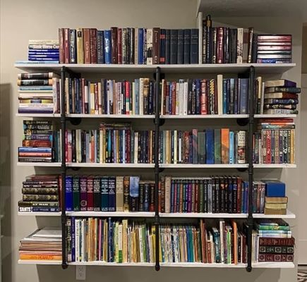 Ripiano per tubi di ferro per il fai da te Ripiano per cucina per ufficio aperto