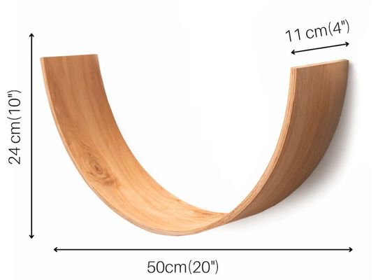 Prenotatore di carta igienica a scaffale curvo La combinazione perfetta di forma e funzione