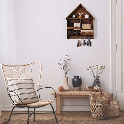 Migliora la tua decorazione di ingresso con il nostro porta chiavi e portaposte da muro BAMBOO 41x13.5x2cm