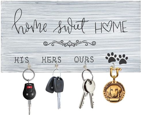 Decorazione moderna in nero Cubo quadrato in legno Mensola galleggiante con logo personalizzato