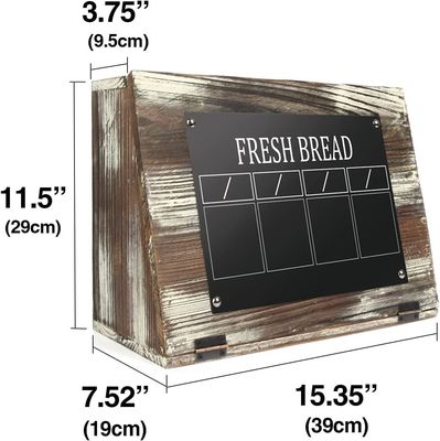 Organizzatore di tavolo fatto a mano per il pane Legno colore semplice o come il vostro colore articoli per la casa