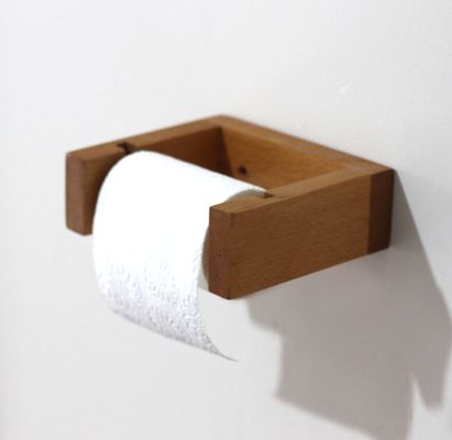 Come la tua richiesta in legno in legno porta asciugamani bagno carta igienica bagno ripiano da parete