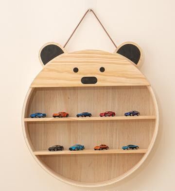 2 livelli di ripiani di legno rustico montati su pareti galleggianti per mobili domestici in ottone moderno