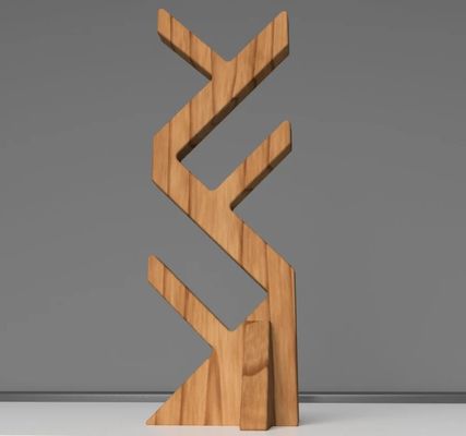 Mensola di legno a doppio livello per porta carta igienica elegante e funzionale