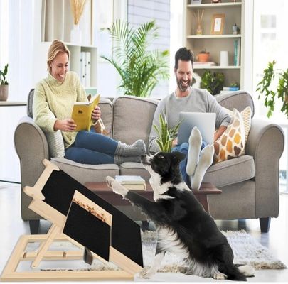 Tavola da graffiare per unghie per cani in legno