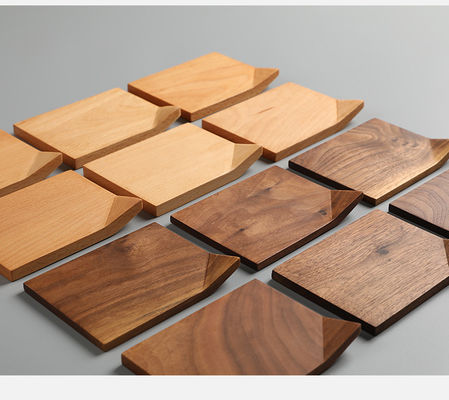 10X0.9cm Sublimazione Custom Coasters per bere Round Bambù Legno Coaster Matte Pads