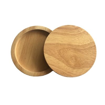 10X0.9cm Sublimazione Custom Coasters per bere Round Bambù Legno Coaster Matte Pads