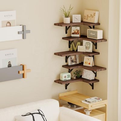 Scaffalature per il bagno, scaffalatura a parete con apparecchiature da cucina