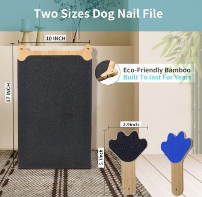 Piastra da graffiare per unghie per cani in legno