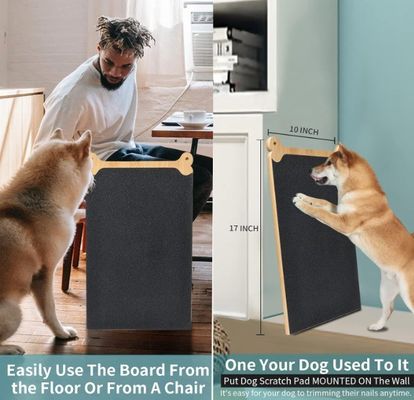 Piastra da graffiare per unghie per cani in legno