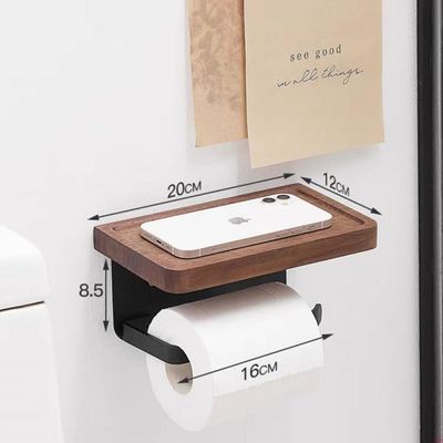 Tenitori di magazzino in legno scaffali montati a parete per piccoli oggetti in bagno cucina camera da letto